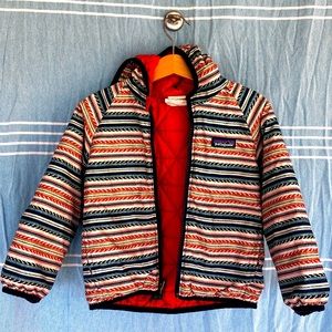 Toddler Patagonia zip up coat reversible 3t